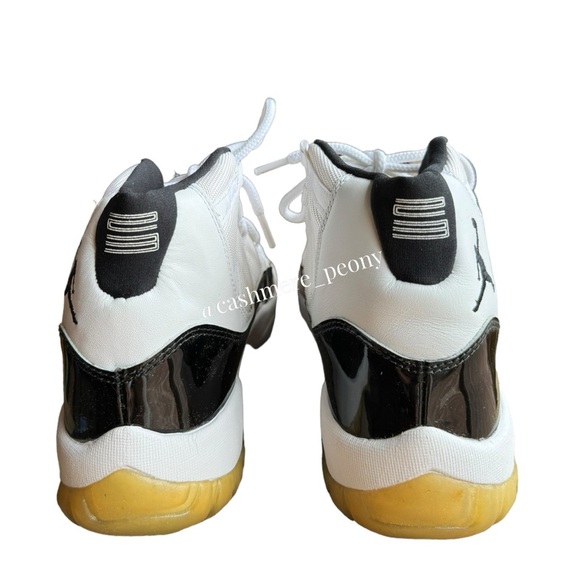 NIB Nike Air Jordan 11 Retro Size 12 White/Black Concord Men 2000 136046-101 - Picture 6 of 9